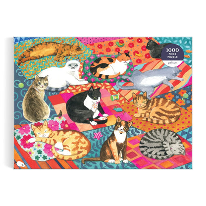 Puzzle - Lounging Cats (1000 Piece)