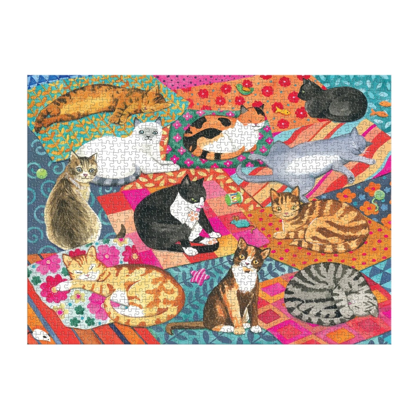 Puzzle - Lounging Cats (1000 Piece)