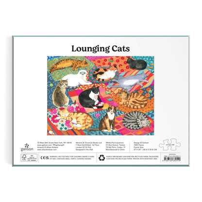 Puzzle - Lounging Cats (1000 Piece)