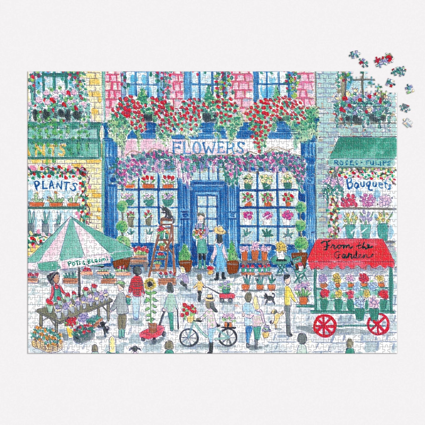 Puzzle - Michael Storrings Market in Bloom (2000 Piece)
