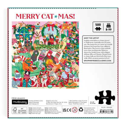 Puzzle - Merry Catmas! (500 Piece)