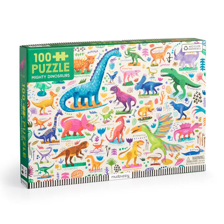 Puzzle - Mighty Dinosaurs (100 Piece)