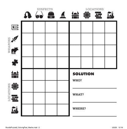 Puzzle - Murdle in the Mystery Mansion (500 Piece)