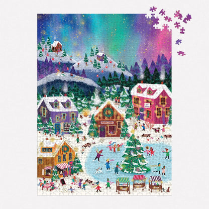 Puzzle - Joy Laforme Northern Lights (1000 Piece Foil)