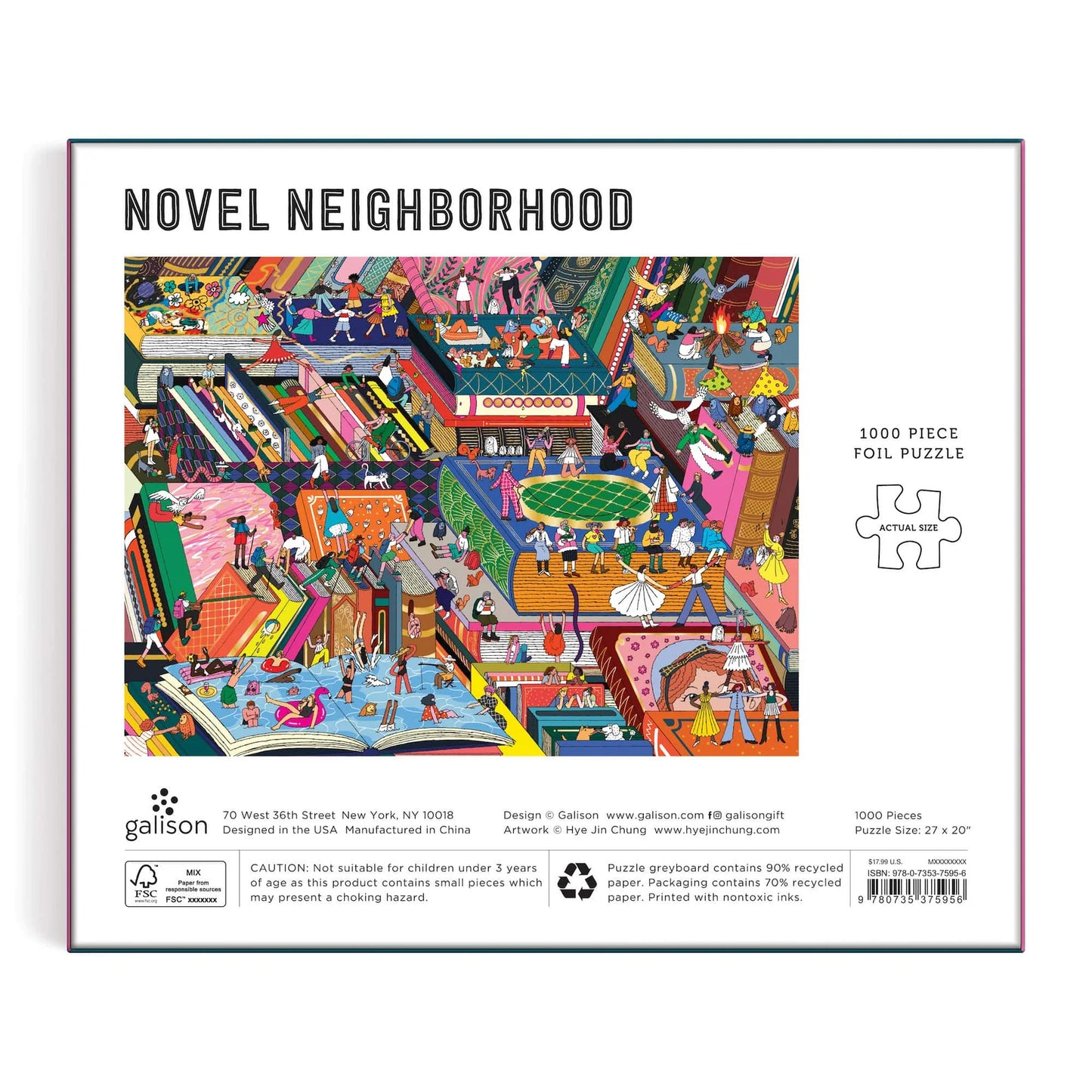 Puzzle - Novel Neighborhood (1000 Piece Foil)