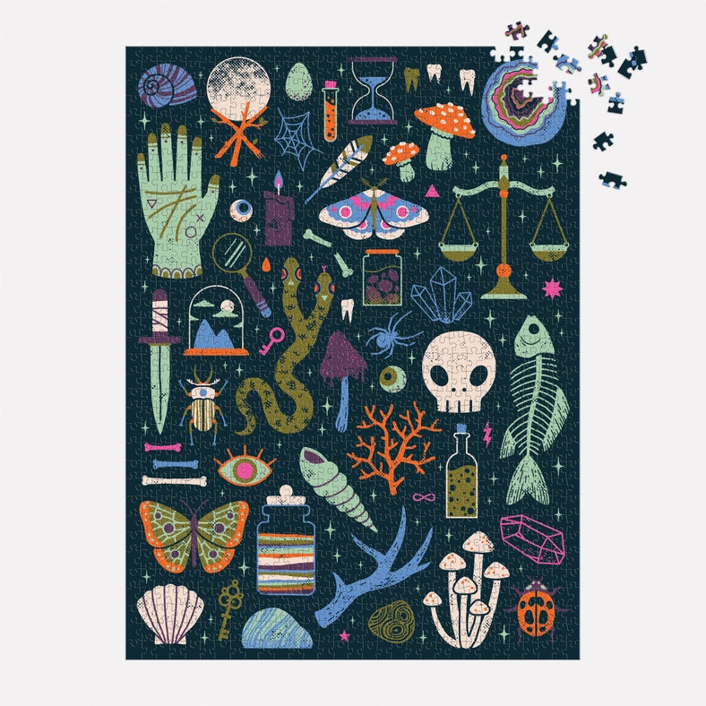 Puzzle - Occult and Curious (1000 Piece Glow in the Dark)