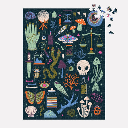 Puzzle - Occult and Curious (1000 Piece Glow in the Dark)