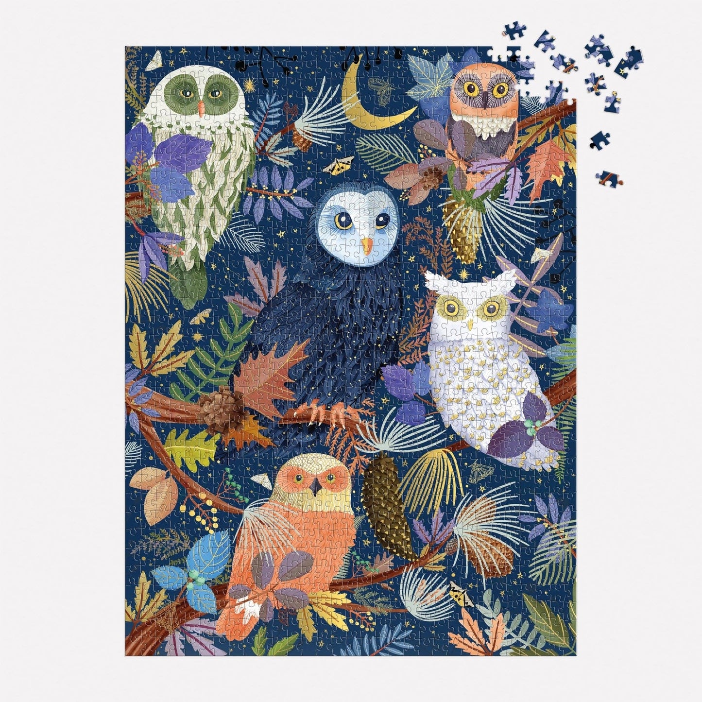 Puzzle - Owls at Dawn (1000 Piece Foil)
