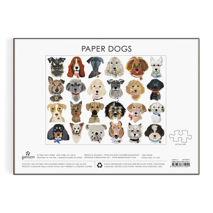 Puzzle - Paper Dogs (1000 Piece)