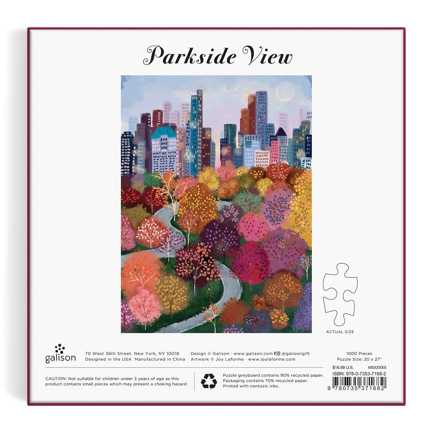 Puzzle - Parkside View (1000 Piece)