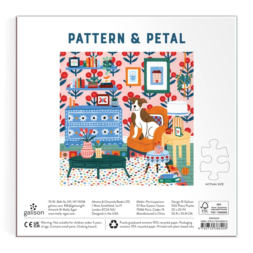 Puzzle - Pattern & Petal (500 Piece)