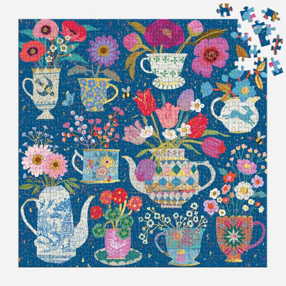 Puzzle - Victoria Ball Potted Teacups (500 Piece Foil)