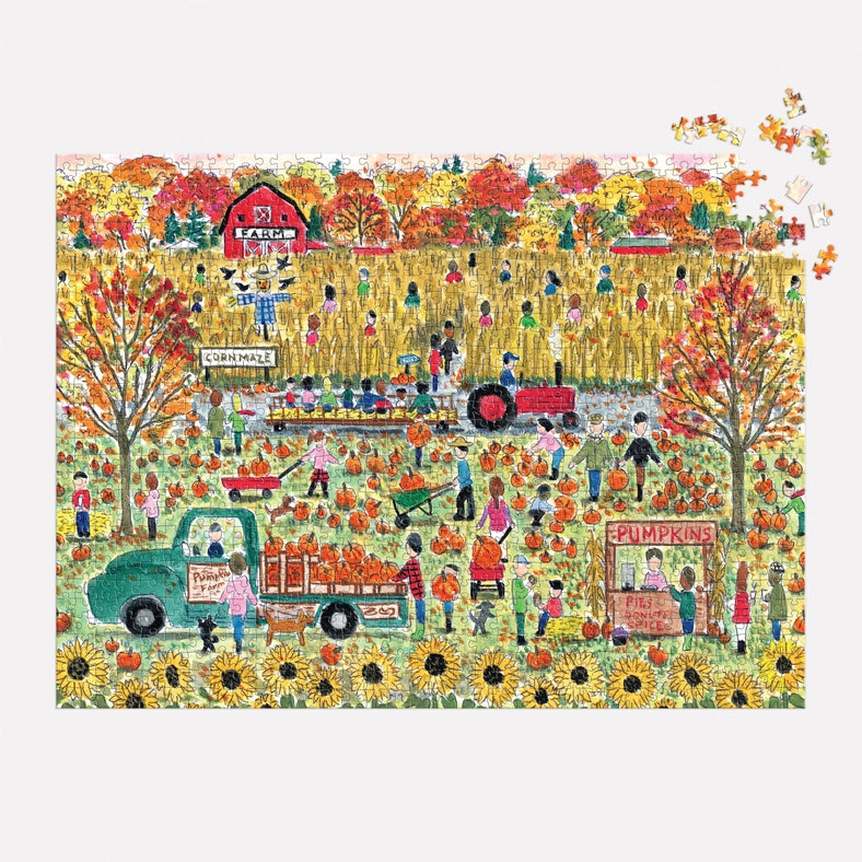 Puzzle - Michael Storrings Pumpkin Patch (1000 Piece)