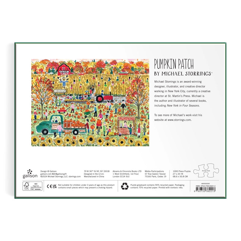 Puzzle - Michael Storrings Pumpkin Patch (1000 Piece)