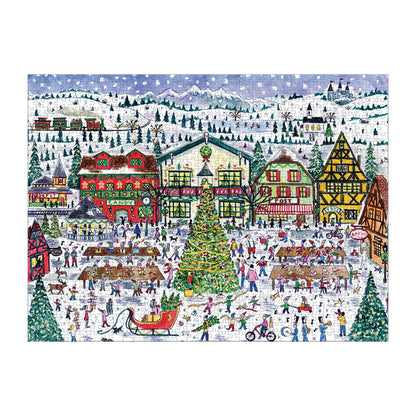 Puzzle - Michael Storrings Santa's Village (1000 Piece)