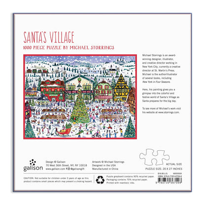 Puzzle - Michael Storrings Santa's Village (1000 Piece)