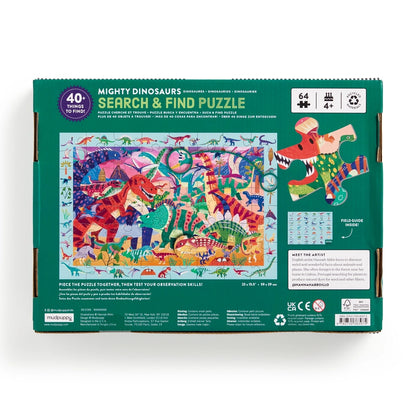 Puzzle - Mighty Dinosaur Search and Find (64 Piece)