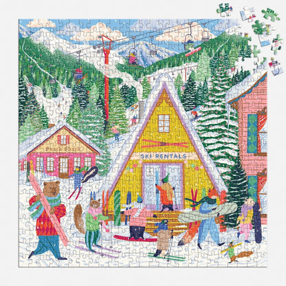 Puzzle - Ski Village (500 Piece)