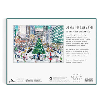 Puzzle - Michael Storrings Snowfall on Park Avenue (1000 Piece)