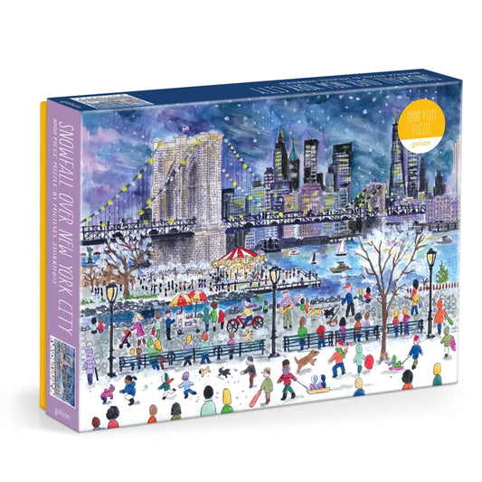 Puzzle - Michael Storrings Snowfall Over New York City (1000 Piece)
