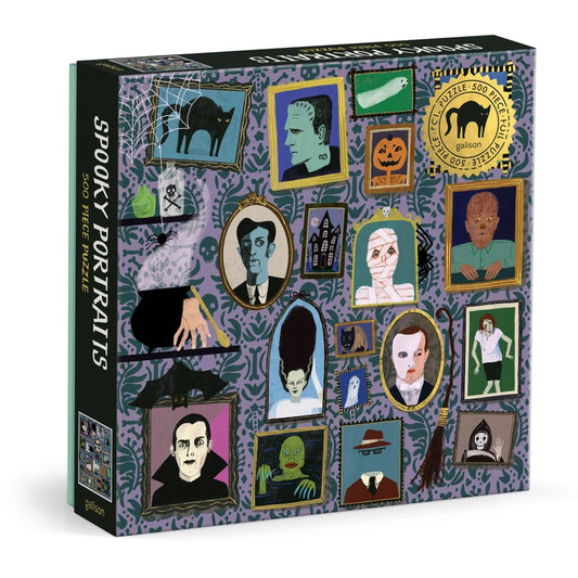 Puzzle - Spooky Portraits (500 Piece Foil)