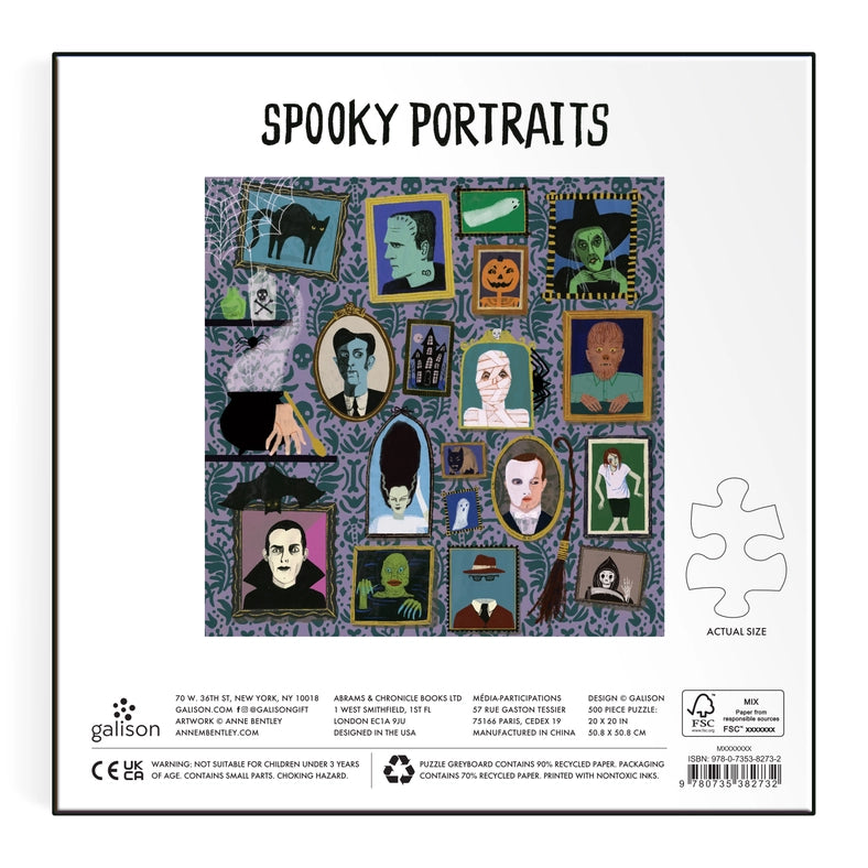 Puzzle - Spooky Portraits (500 Piece Foil)
