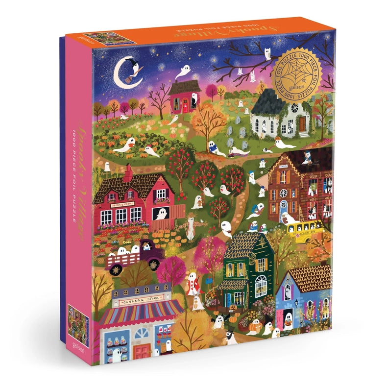 Puzzle - Joy Laforme Spooky Village (1000 Piece Foil)