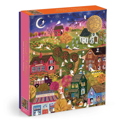 Puzzle - Joy Laforme Spooky Village (1000 Piece Foil)