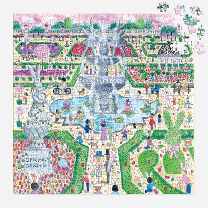 Puzzle - Michael Storrings Spring Egg Hunt (500 Piece)