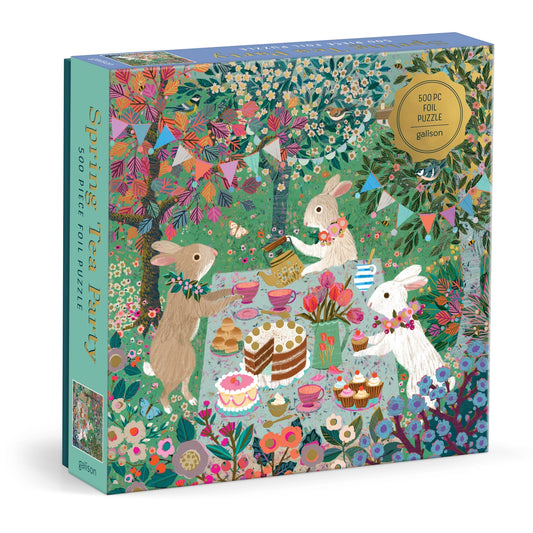Puzzle - Spring Tea Party (500 Piece Foil)