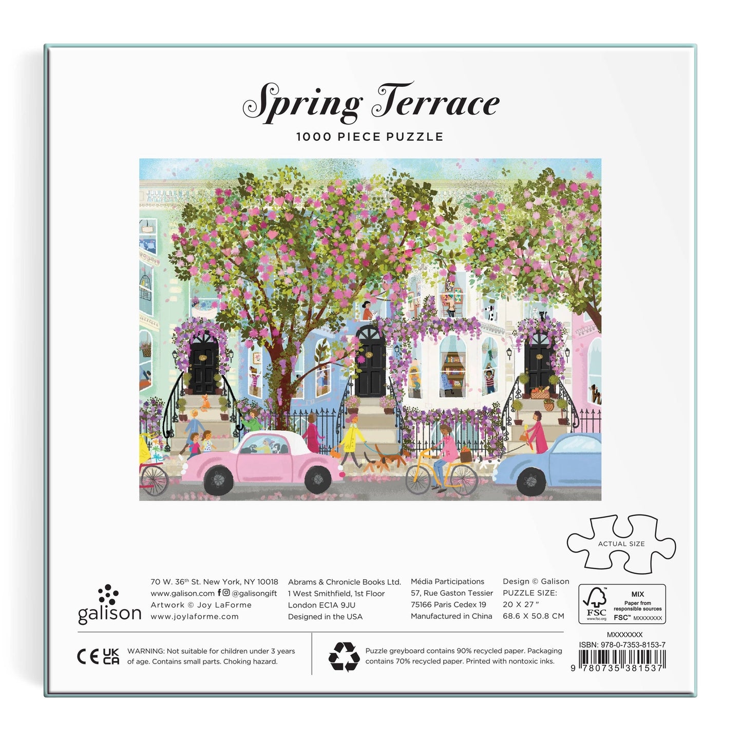 Puzzle - Joy Laforme Spring Terrace (1000 Piece)
