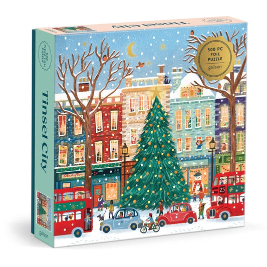Puzzle - Tinsel City (500 Piece Foil)