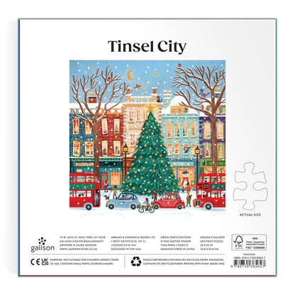 Puzzle - Tinsel City (500 Piece Foil)