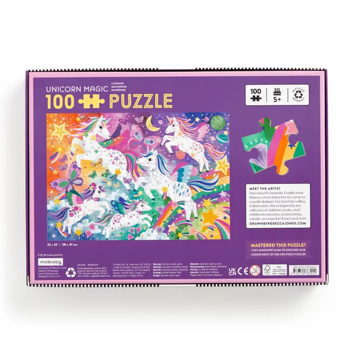 Puzzle - Unicorn Magic (100 Piece)