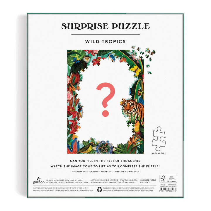 Puzzle - Wild Tropics (1000 Piece Surprise)