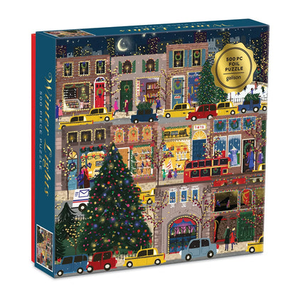 Puzzle - Winter Lights Foil Puzzle (500 Piece)