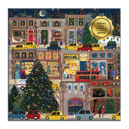 Puzzle - Winter Lights Foil Puzzle (500 Piece)