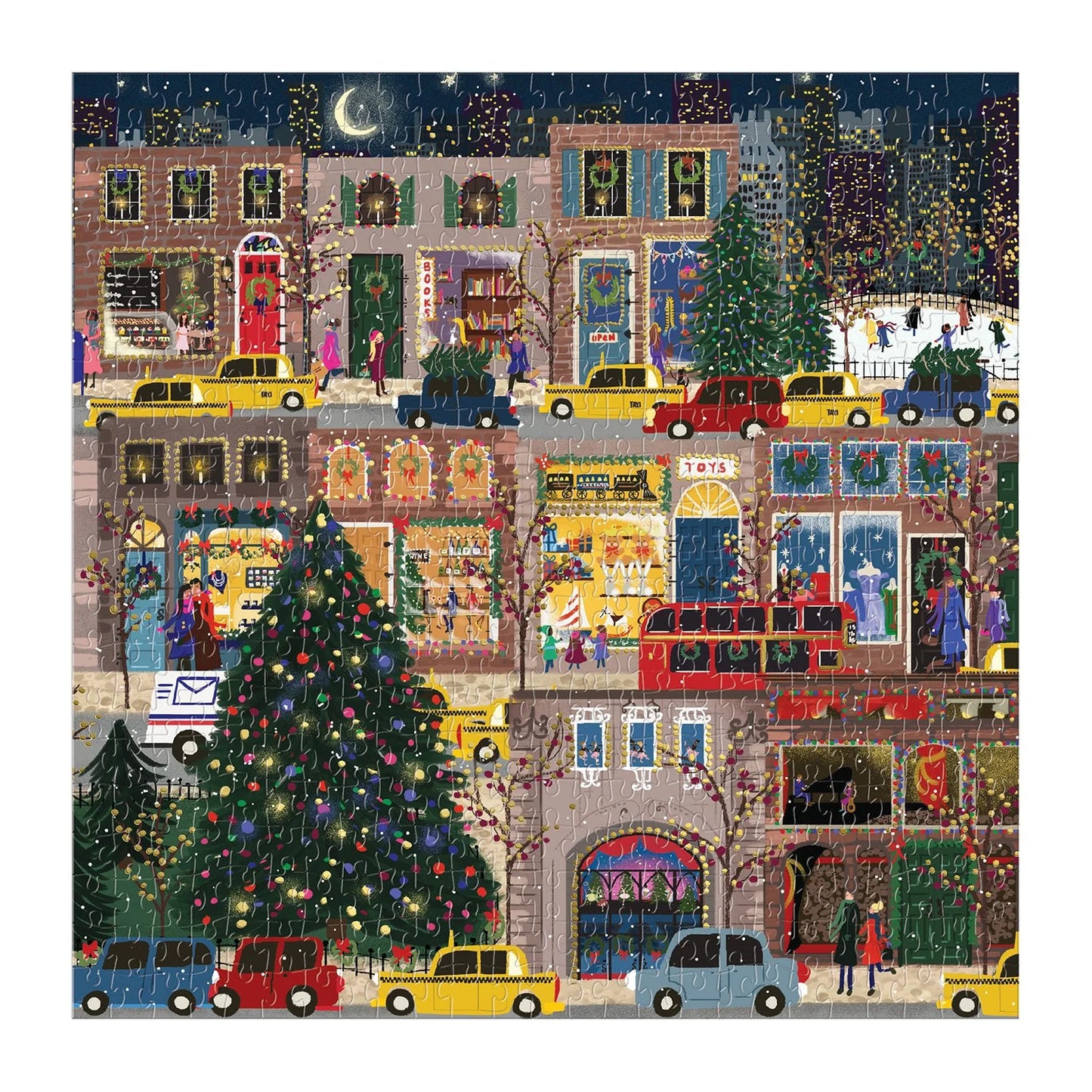 Puzzle - Winter Lights Foil Puzzle (500 Piece)