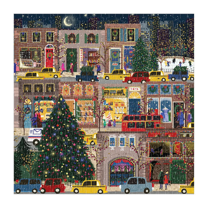 Puzzle - Winter Lights Foil Puzzle (500 Piece)