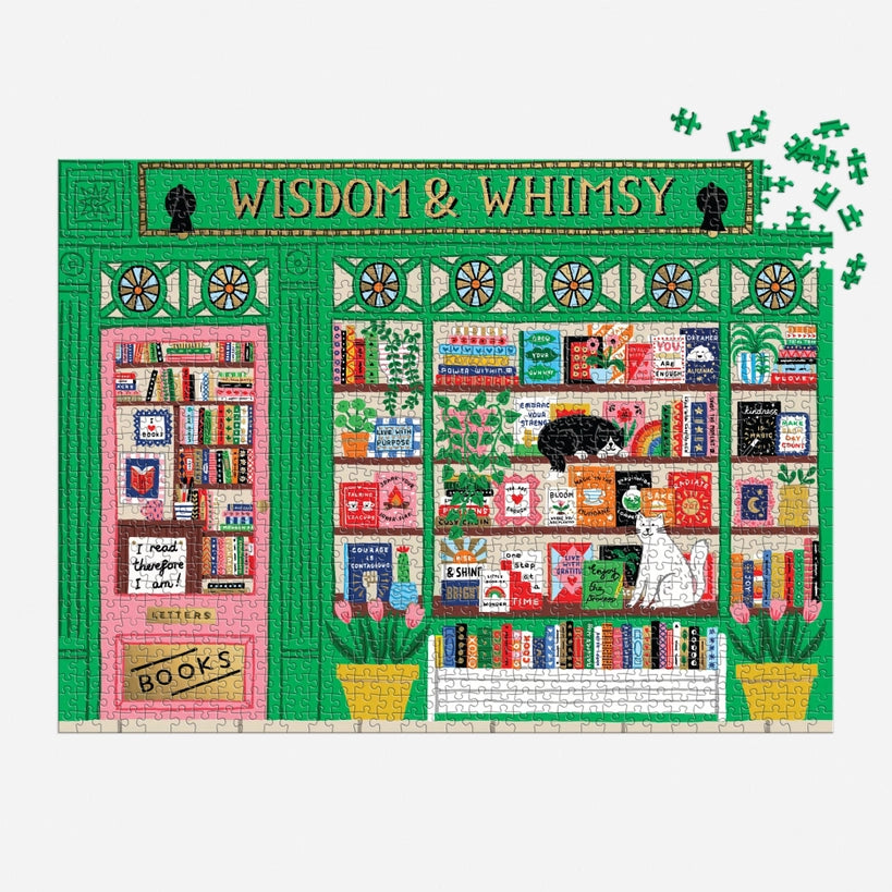 Puzzle - Wisdom & Whimsy Bookshop (1000 Piece)