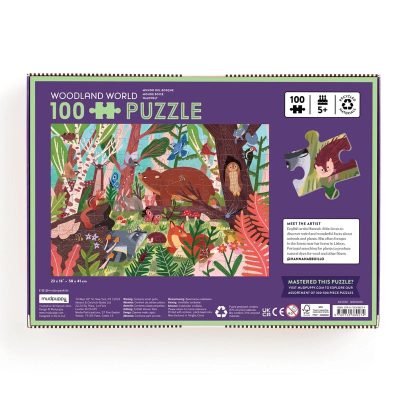 Puzzle - Woodland World (100 Piece)