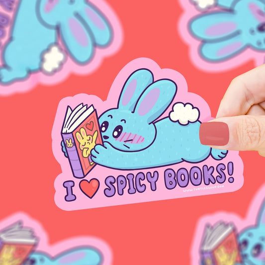 Sticker - Love Spicy Books Bunny