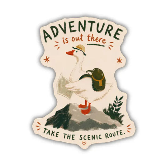 Sticker - Adventure Is Out There Goose