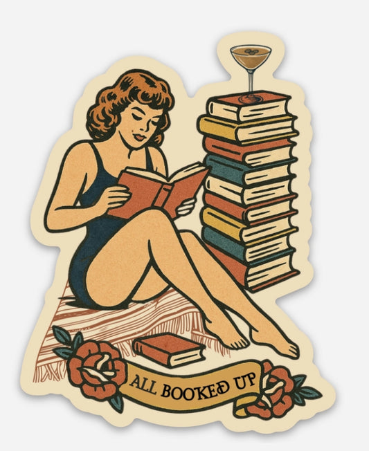 Sticker - All Booked Up