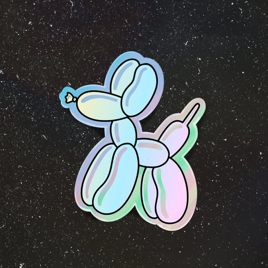 Sticker - Balloon Dog Holographic