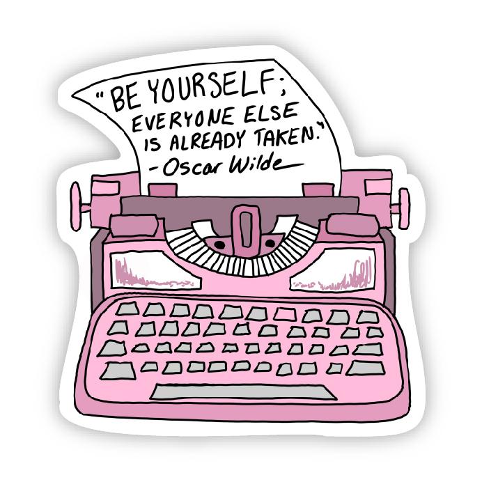 Sticker - "Be Yourself" Wilde