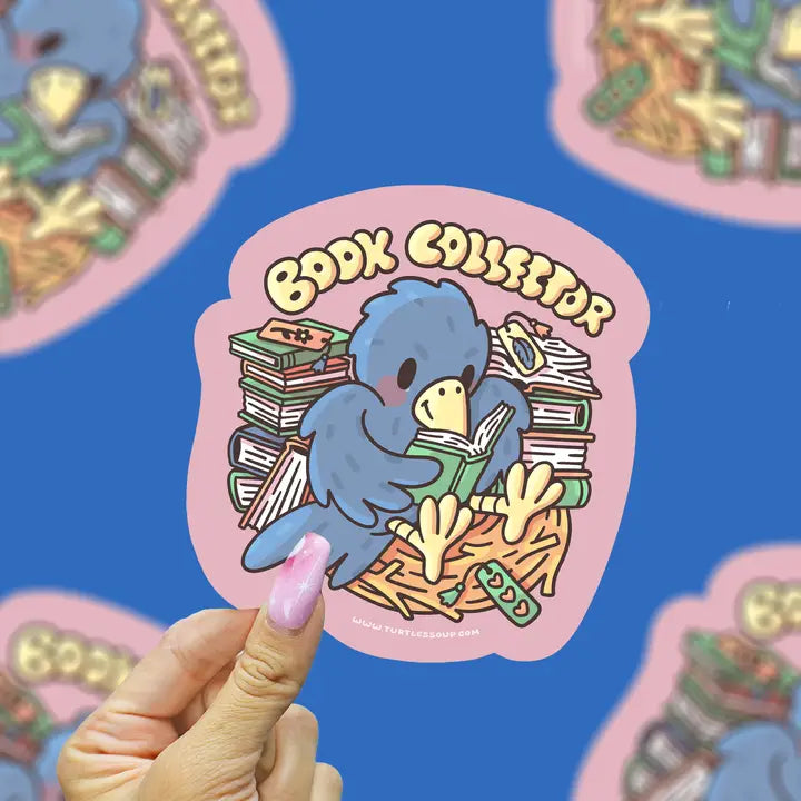 Sticker - Book Collector Crow