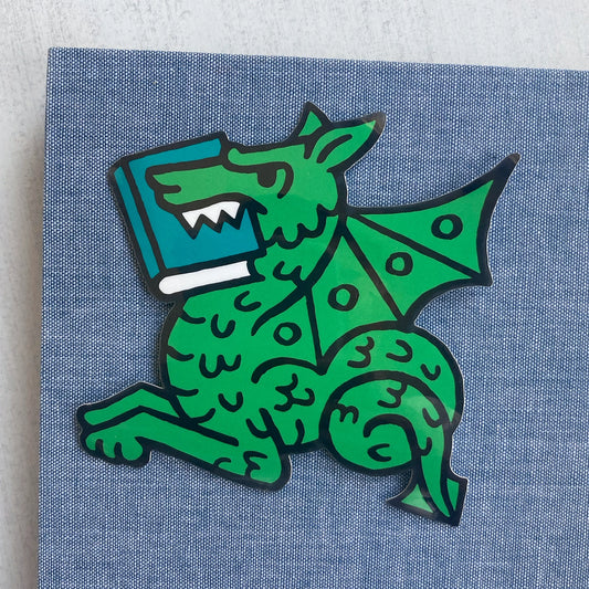 Sticker - Book Dragon