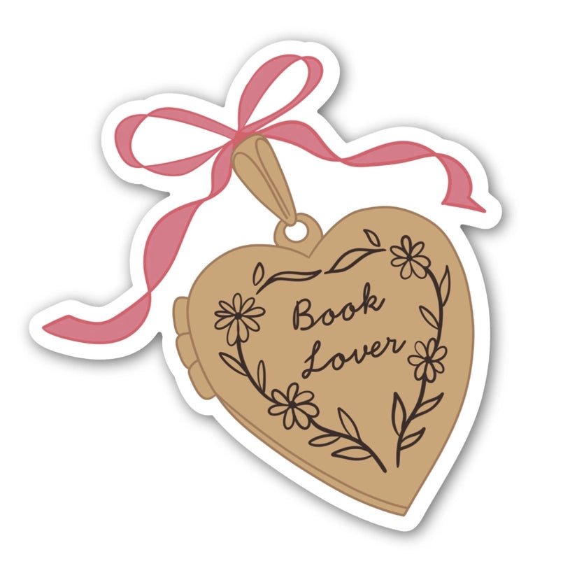 Sticker - Book Lover Heart