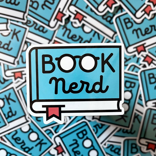 Sticker - Book Nerd